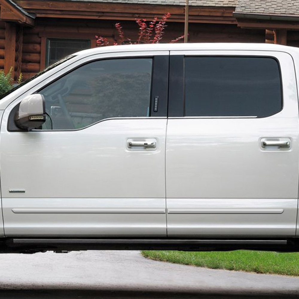 For 20152019 FORD F150 CHROME ROOF TOP TRIM MOLDING KIT Auto Parts